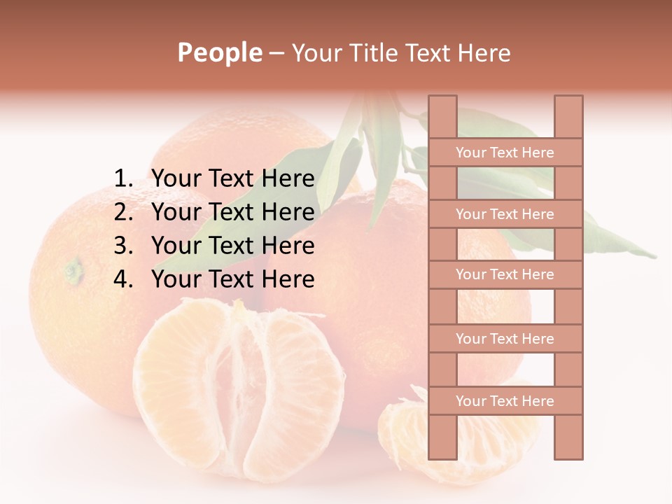 Sugary Food White PowerPoint Template