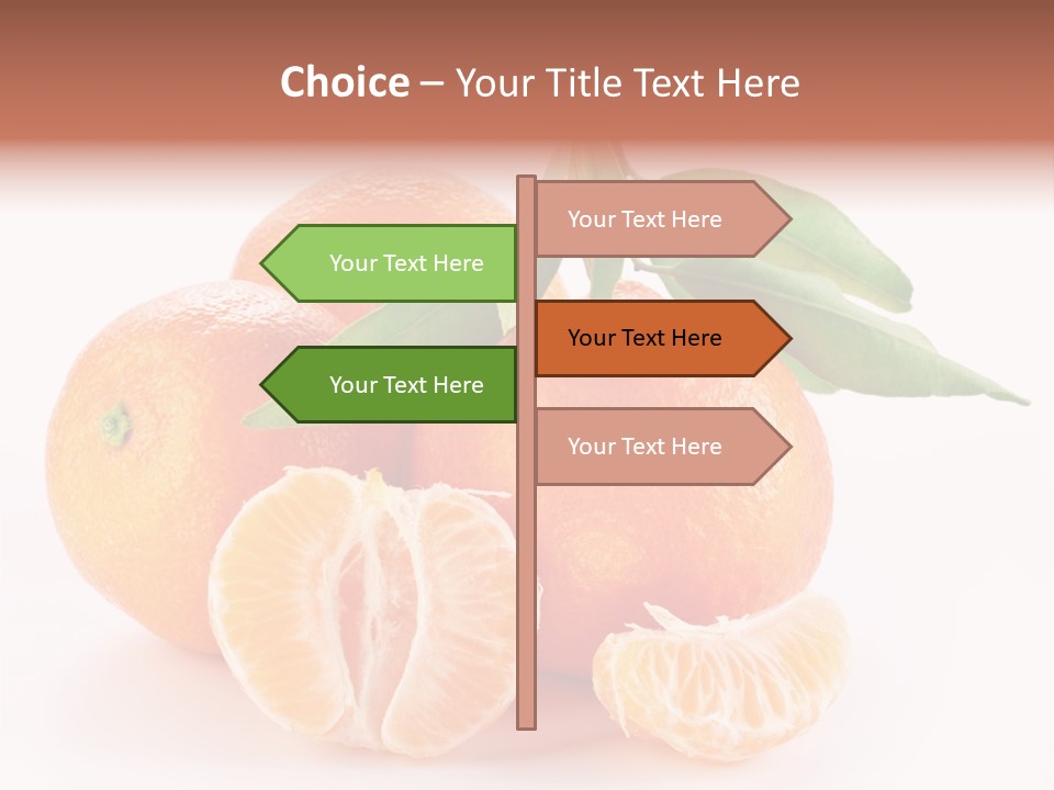 Sugary Food White PowerPoint Template