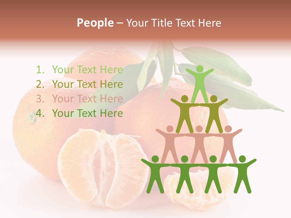 Sugary Food White PowerPoint Template