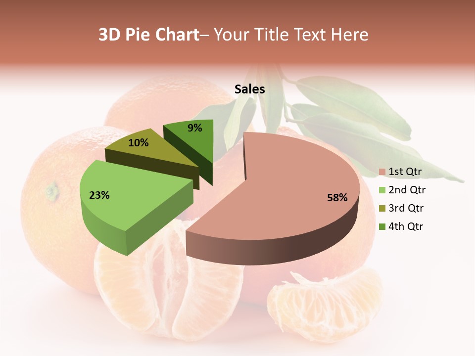 Sugary Food White PowerPoint Template