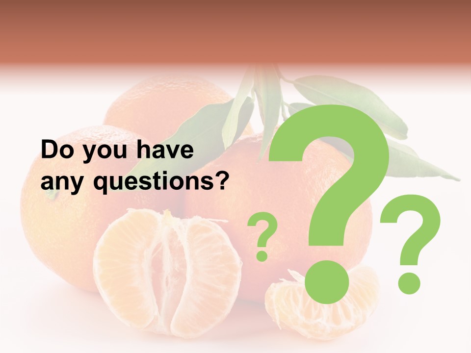 Sugary Food White PowerPoint Template