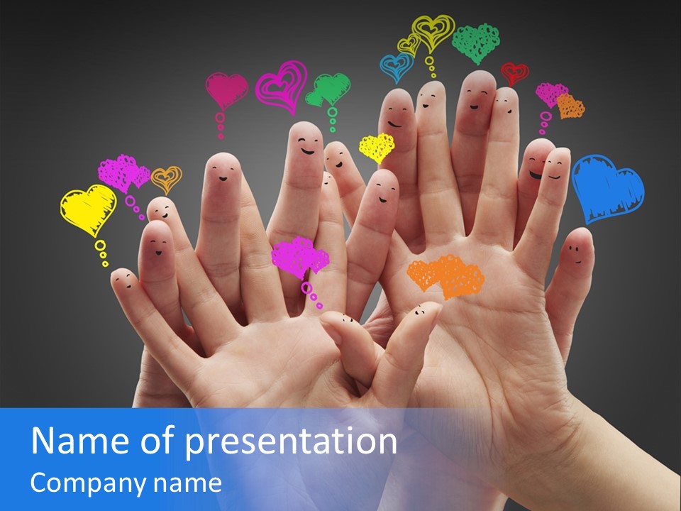 Love Happy Smile PowerPoint Template