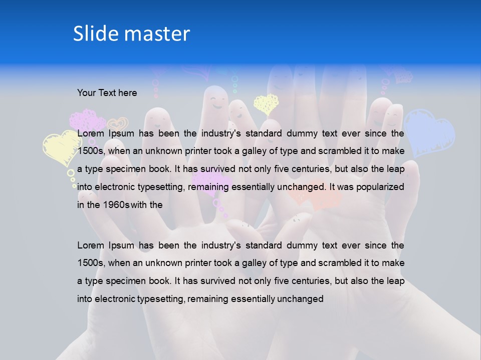 Love Happy Smile PowerPoint Template