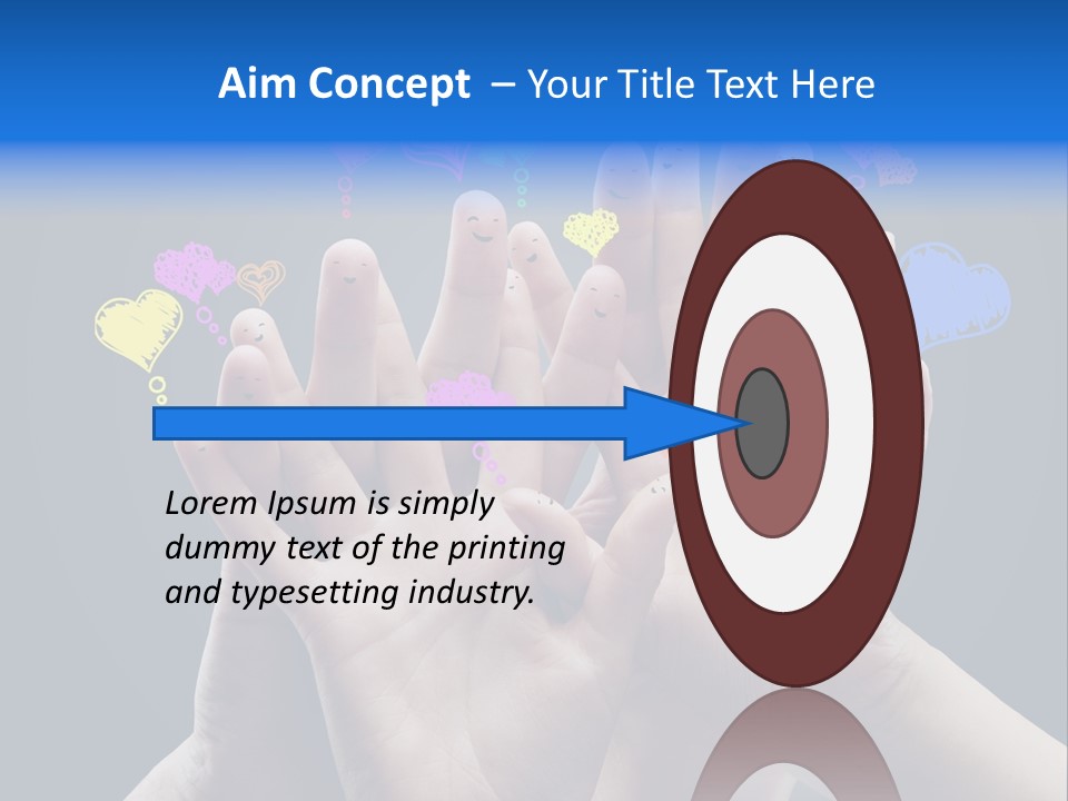 Love Happy Smile PowerPoint Template