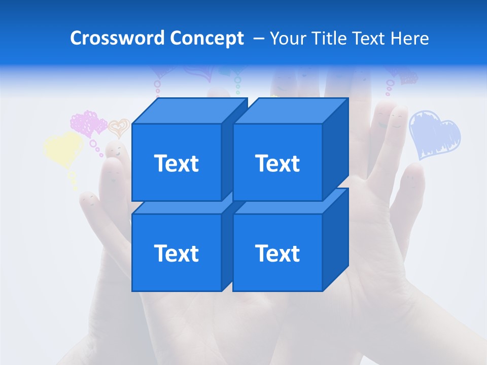 Creative Team Icon PowerPoint Template