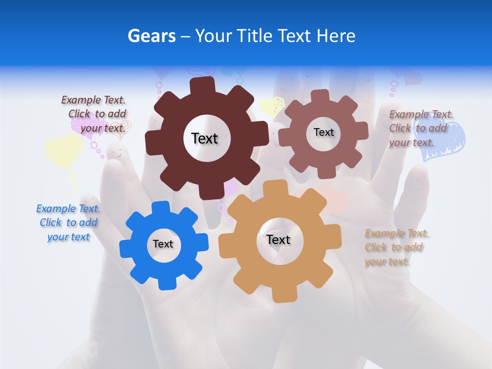 Creative Team Icon PowerPoint Template