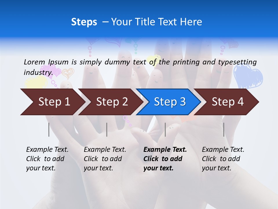 Creative Team Icon PowerPoint Template
