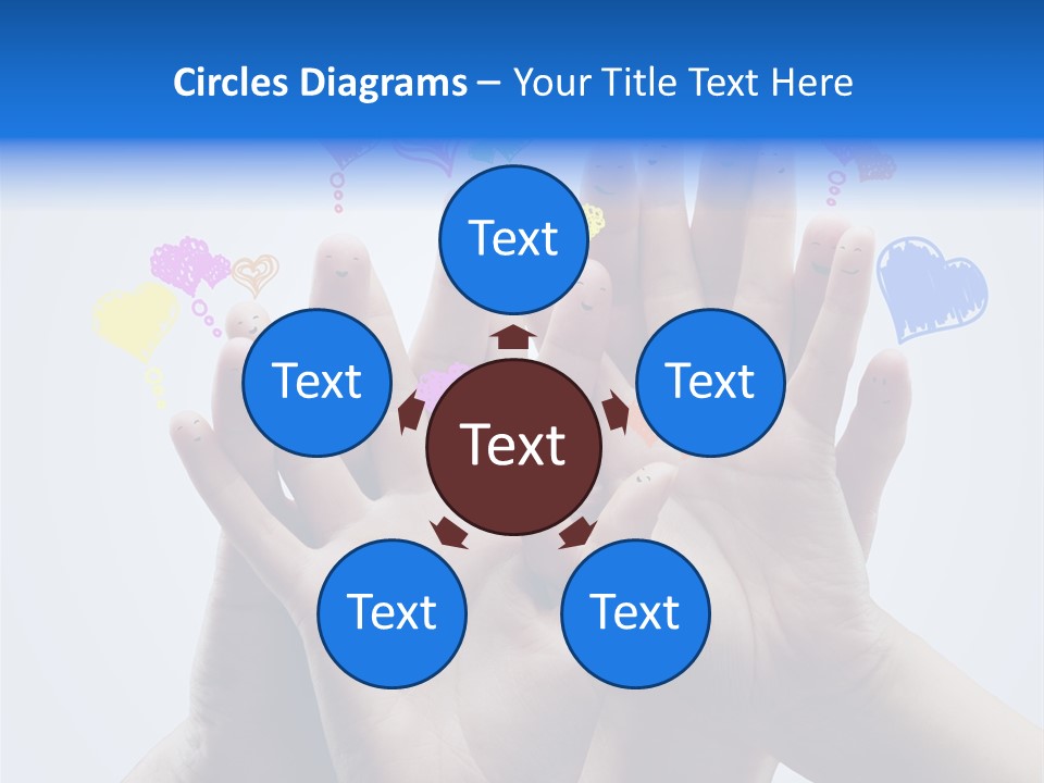 Creative Team Icon PowerPoint Template