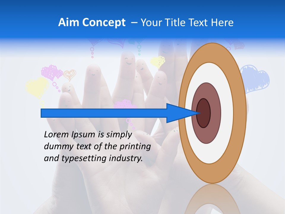 Creative Team Icon PowerPoint Template