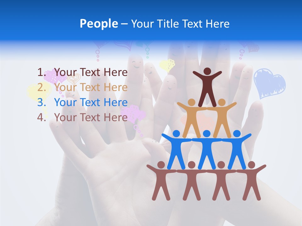 Creative Team Icon PowerPoint Template