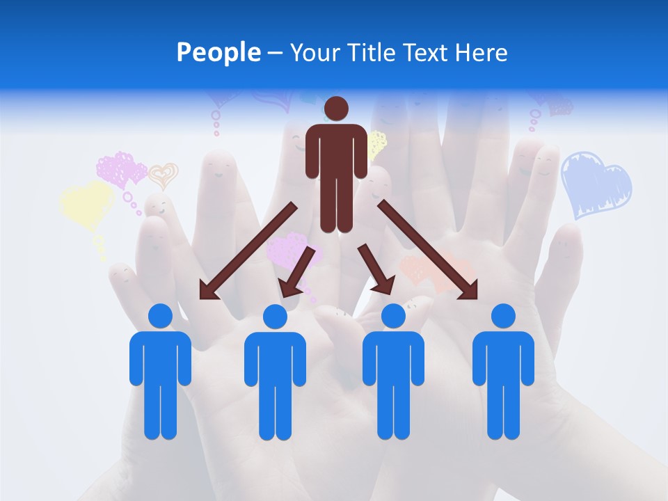 Creative Team Icon PowerPoint Template