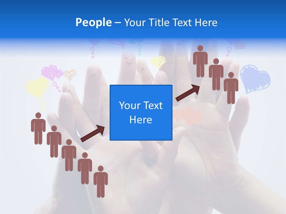 Creative Team Icon PowerPoint Template