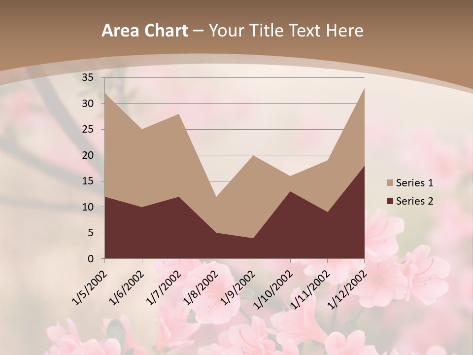 Selective Focus Pink Nature PowerPoint Template