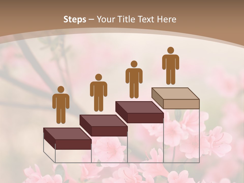 Selective Focus Pink Nature PowerPoint Template