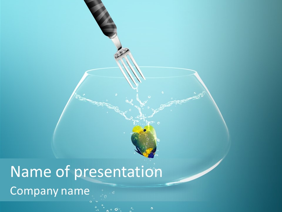 Alone Transparent Leap PowerPoint Template