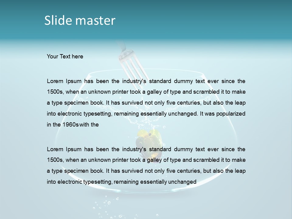 Alone Transparent Leap PowerPoint Template