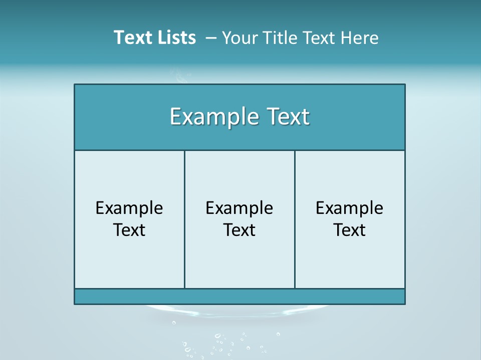 Water Animal Ideas PowerPoint Template