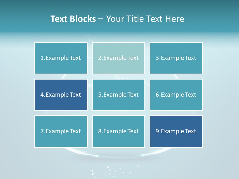 Water Animal Ideas PowerPoint Template