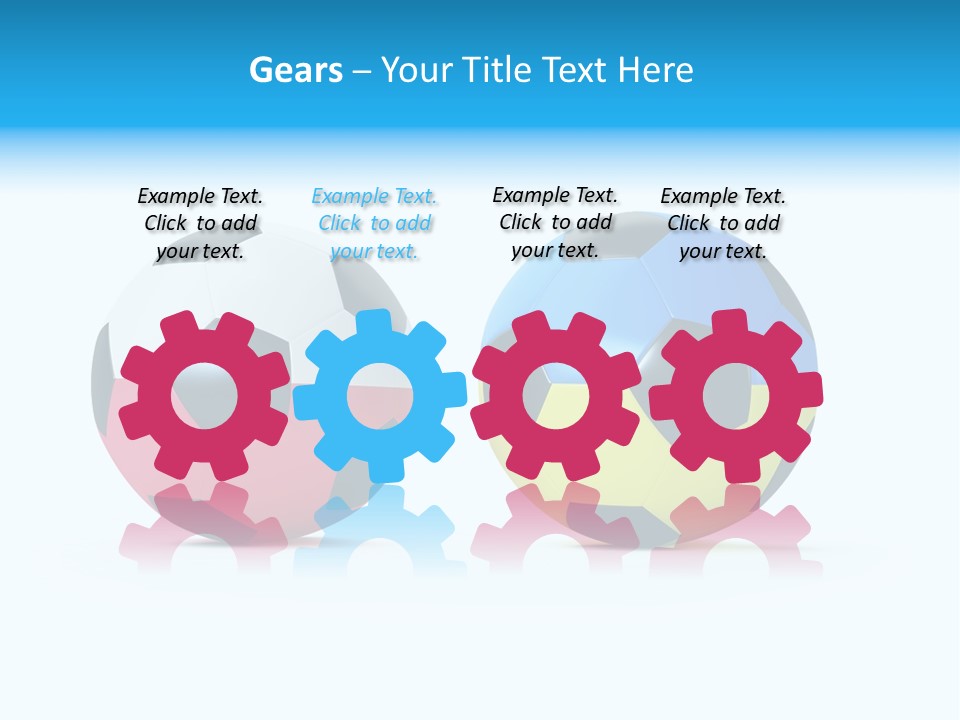 Single Fun Sporting PowerPoint Template