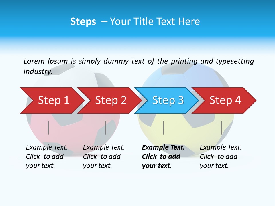 Single Fun Sporting PowerPoint Template