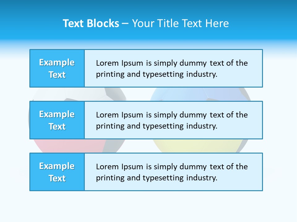 Single Fun Sporting PowerPoint Template