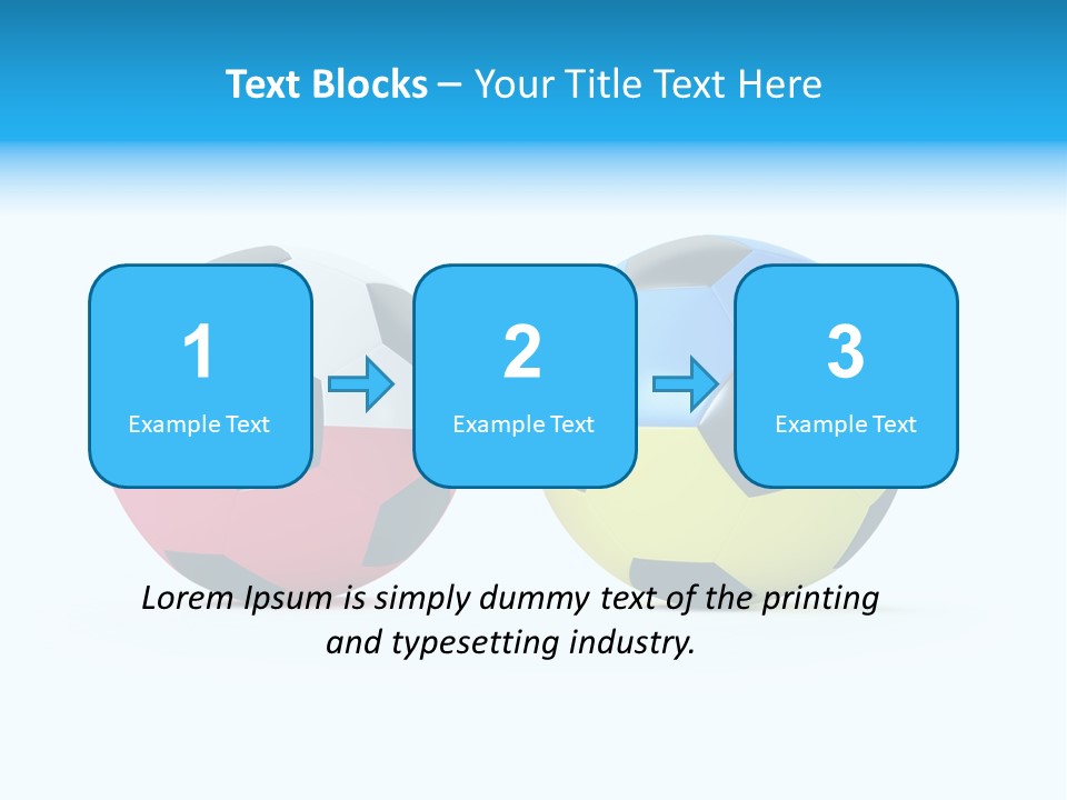 Single Fun Sporting PowerPoint Template