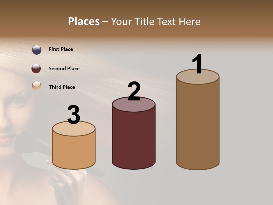 Elegance Blowing Young PowerPoint Template