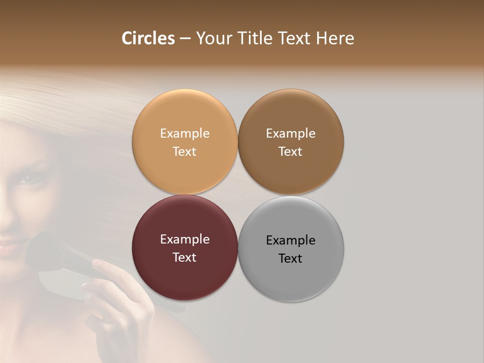 Elegance Blowing Young PowerPoint Template