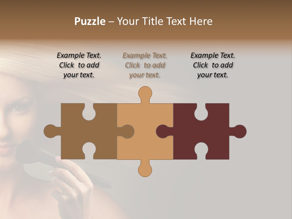 Elegance Blowing Young PowerPoint Template