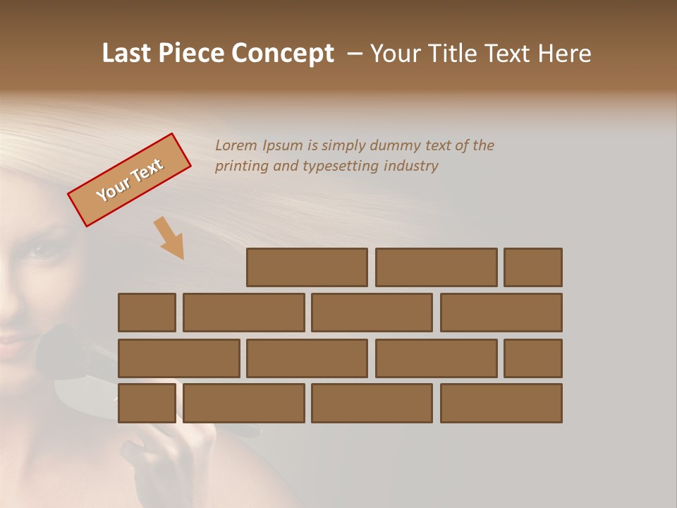 Elegance Blowing Young PowerPoint Template