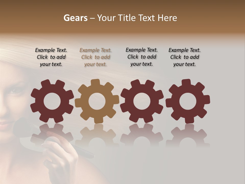 Elegance Blowing Young PowerPoint Template