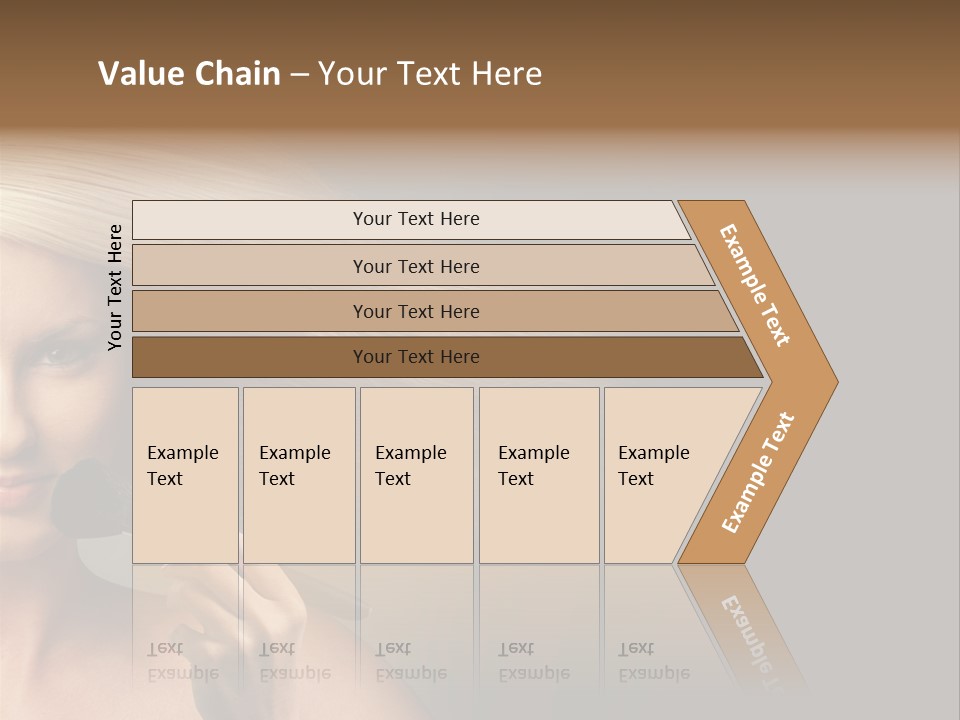 Elegance Blowing Young PowerPoint Template