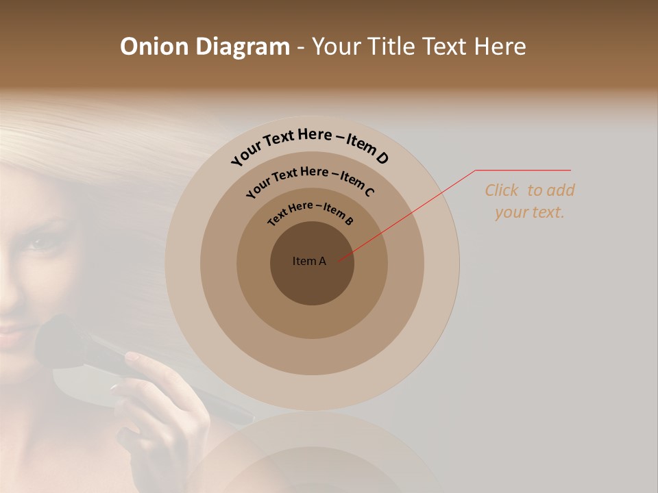 Elegance Blowing Young PowerPoint Template