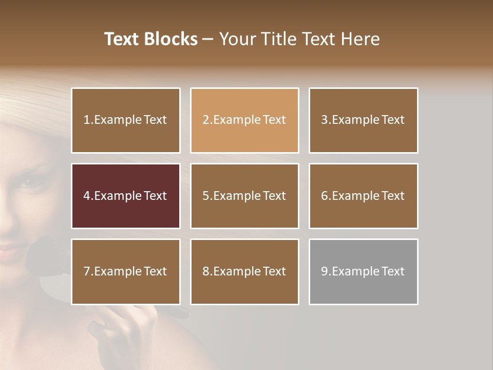 Elegance Blowing Young PowerPoint Template
