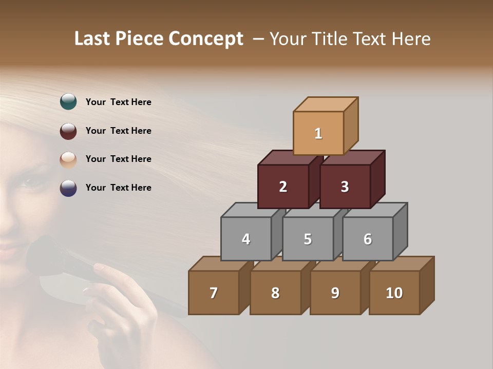 Elegance Blowing Young PowerPoint Template