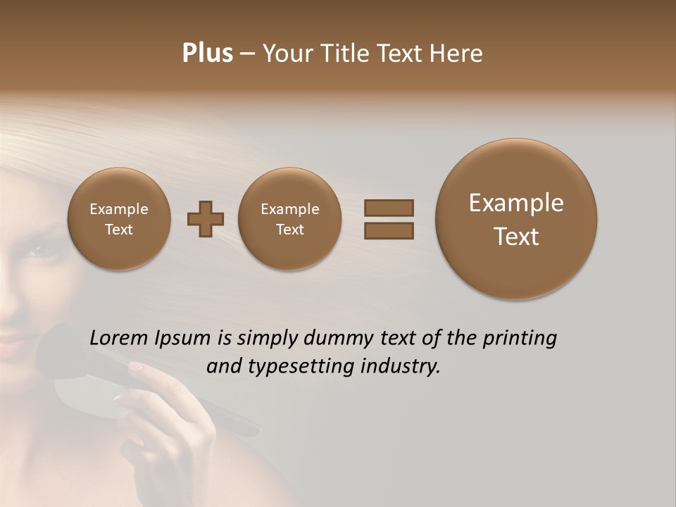 Elegance Blowing Young PowerPoint Template