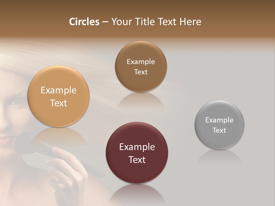 Elegance Blowing Young PowerPoint Template