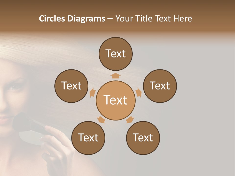 Elegance Blowing Young PowerPoint Template