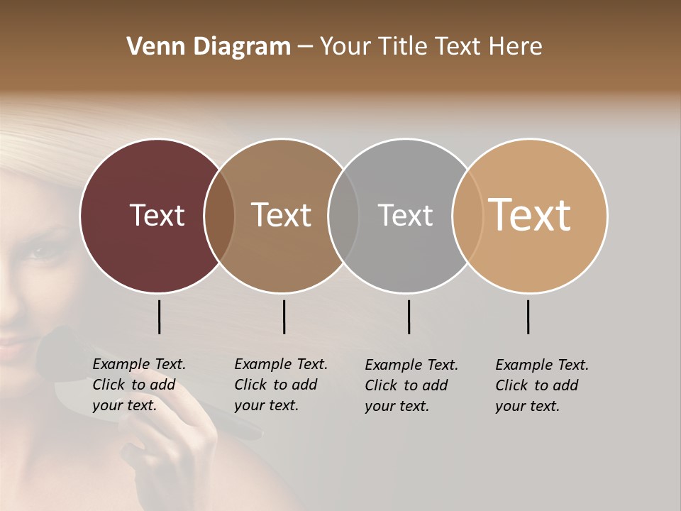 Elegance Blowing Young PowerPoint Template