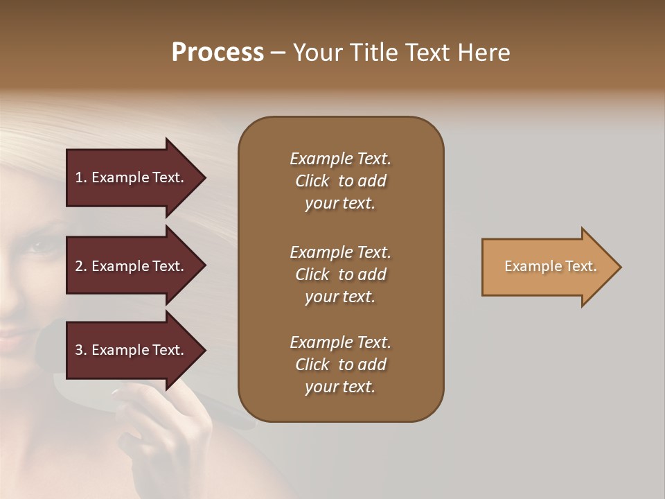 Elegance Blowing Young PowerPoint Template