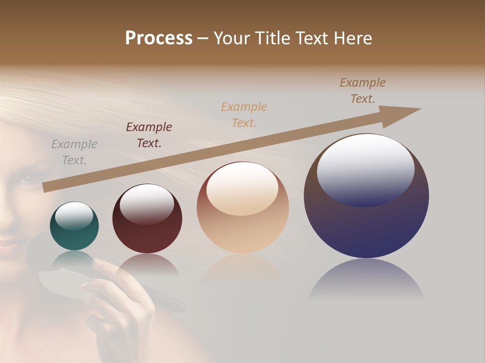 Elegance Blowing Young PowerPoint Template