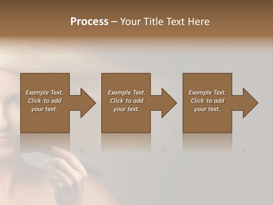Elegance Blowing Young PowerPoint Template
