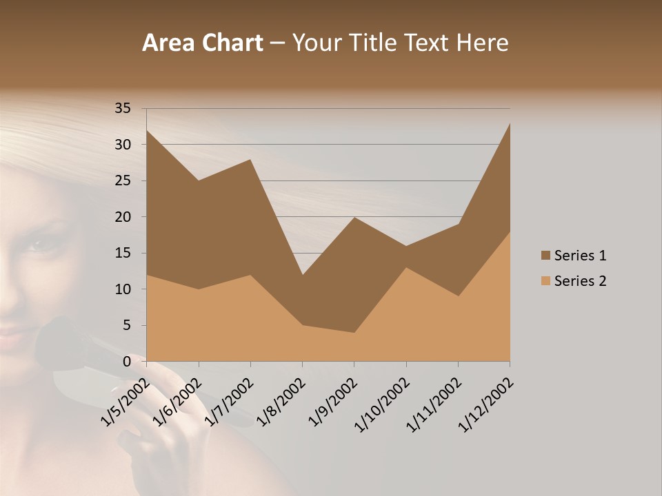 Elegance Blowing Young PowerPoint Template