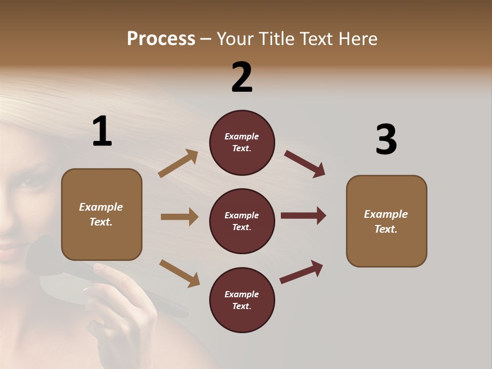 Elegance Blowing Young PowerPoint Template
