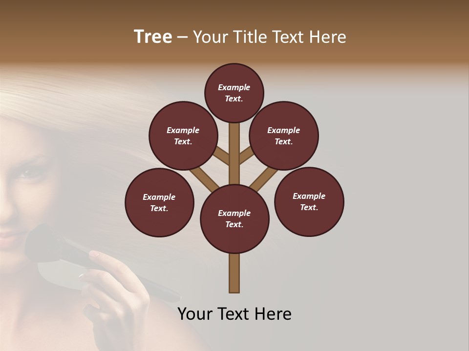 Elegance Blowing Young PowerPoint Template