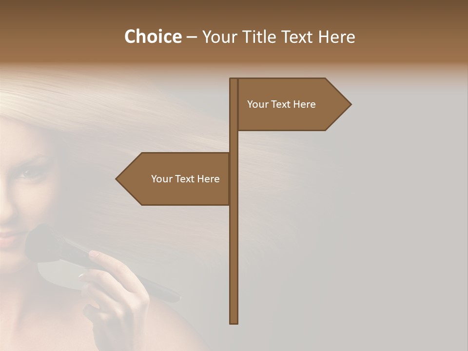 Elegance Blowing Young PowerPoint Template