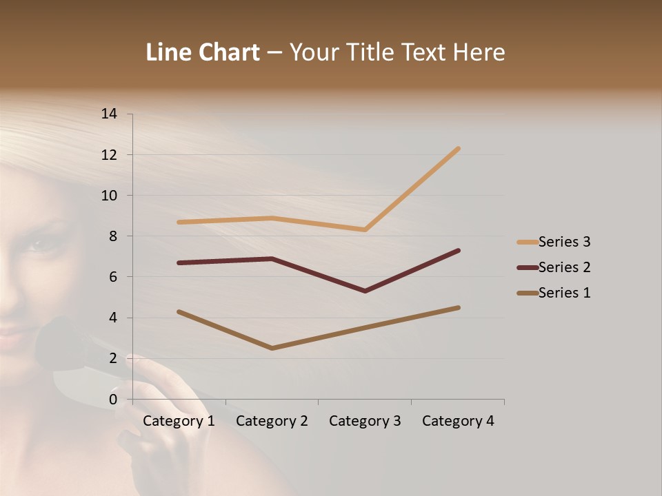 Elegance Blowing Young PowerPoint Template