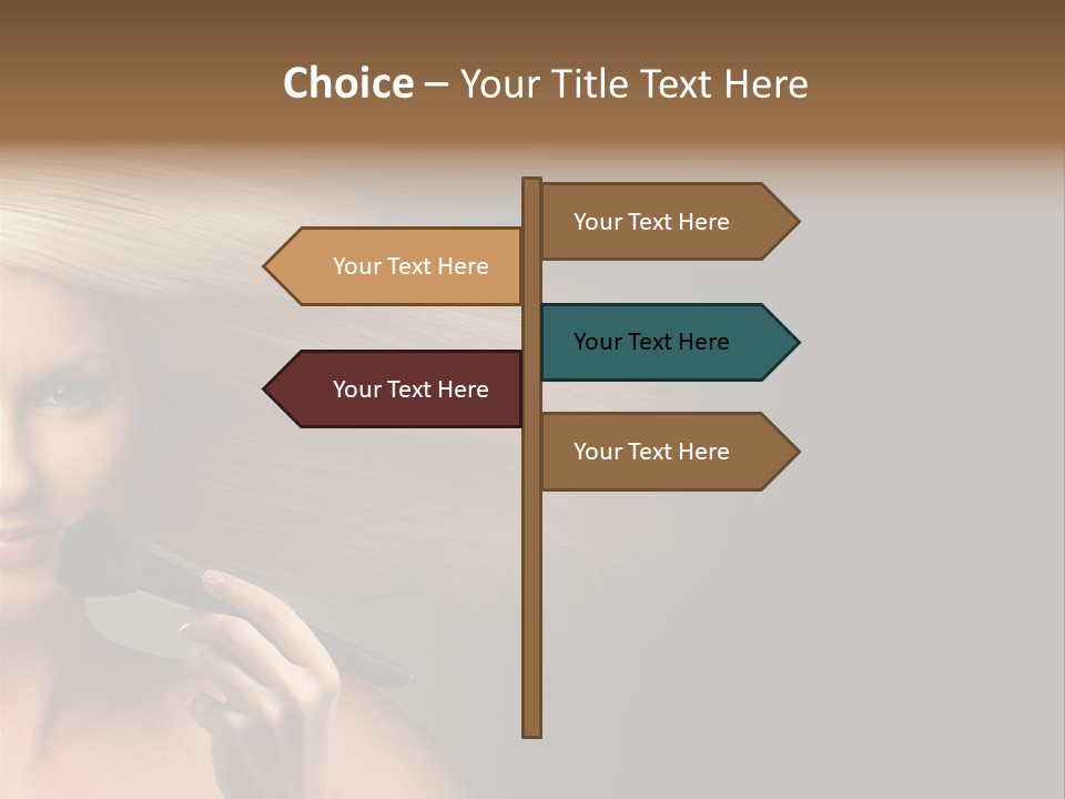 Elegance Blowing Young PowerPoint Template