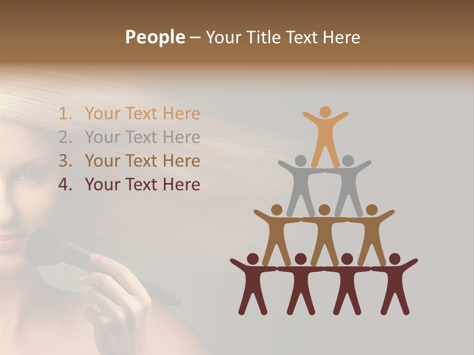 Elegance Blowing Young PowerPoint Template