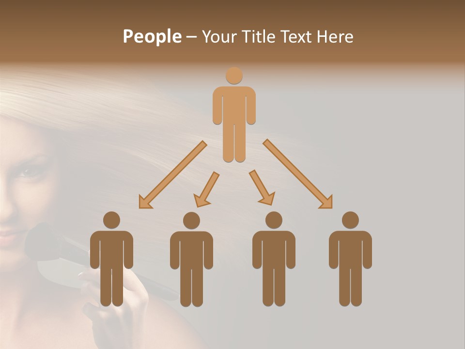 Elegance Blowing Young PowerPoint Template